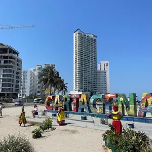 Front Close To The Letters , Cartagena Colombia